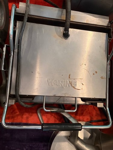 Waring WFG250T Tostato Supremo Large Smooth Panini Press Sandwich Grill Timer
