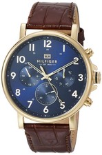 Tommy Hilfiger Men's Watch 1710380, Brown, Parallel Import