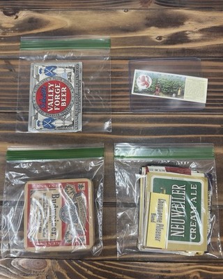 Vintage Beer Label Lot 50+ Philadelphia Breweries Budweiser Coasters