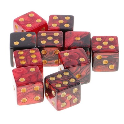 Premium 10er Set bunte Würfel für Tabletop Gaming