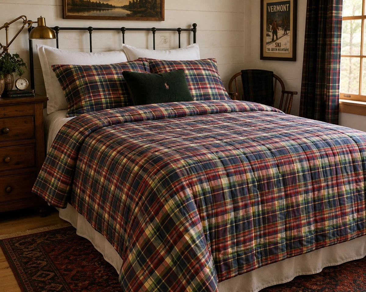Ralph Lauren Twin Plaid Comforters & Sets for sale | eBay