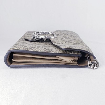 小物 GUCCI Gucci 401231 Dionysus wallet on chain GG Supreme Beige Shoulder