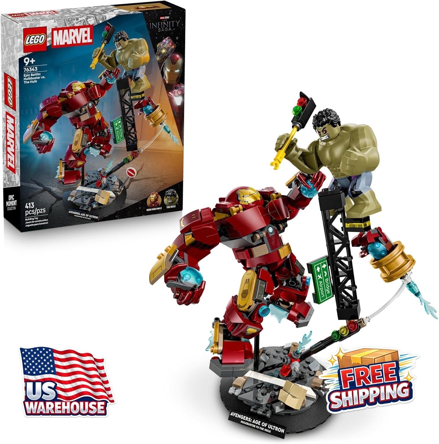 LEGO Marvel Epic Battle: Hulkbuster vs. The Hulk Building To