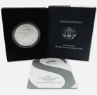 2007 W American Silver Eagle Uncirculated Burnished $1 Coin OGP COA