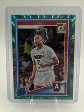 2025 Panini Donruss WNBA - Rated Rookie Te-Hina Paopao #91 Teal Laser /125 (RC)