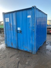 10 x 8  ft feet foot secure shipping container storage shed delivery arranged