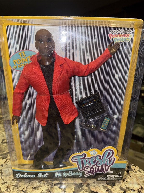 The Fresh Squad I’m Anthony Deluxe Set Articulated Fashion Doll 2018 NISB