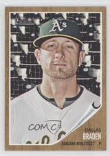 2011 Topps Heritage Dallas Braden #145 9b3
