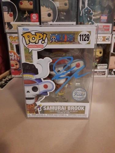 Funko Pop! One Piece - Samurai Brook #1129 (Signed by English VA Ian Sinclair)