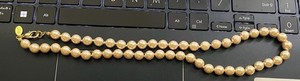NOLAN MILLER 18" Ladies Faux Double-Knotted Pearl Fashion Jewelry Necklace