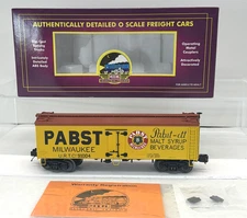 MTH Premier 20-94301 Pabst Milwaukee 36’ Woodsided Beer Reefer O NEW #91004