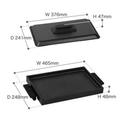 バルミューダ Griddle & Cover BALMUDA The Plate Pro K10-A100 Griddle & Cover Sold separately
