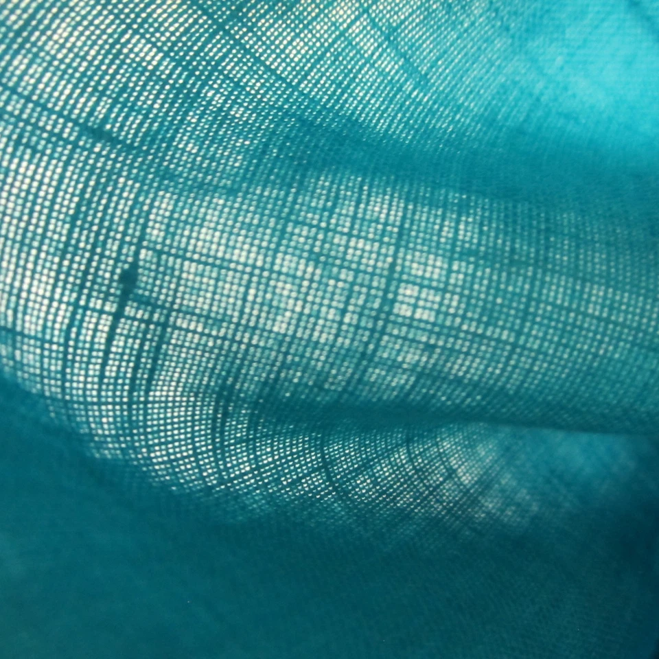 Новый Talbots женщин 12 бирюзовый синий ирландский льняной завышенной талии 3/4 рукав рубашка - Изображение 3 из 4