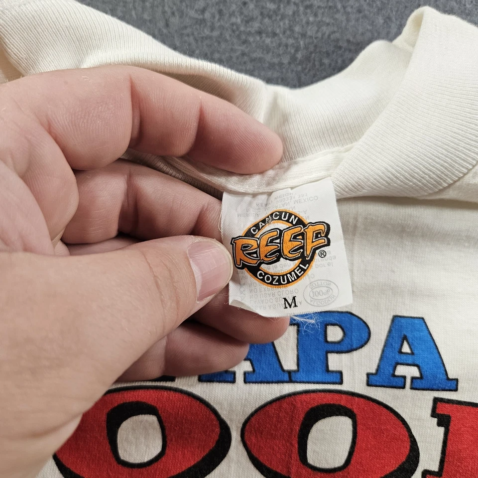 Camisa De Colección Papa Woody Party Barriles Para Hombres Mediana Cancún México Dibujos Animados Años 90 Camiseta Foto 3 de 4