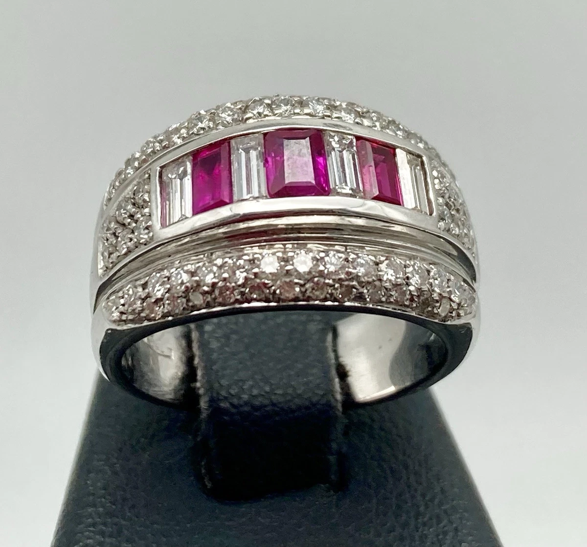 Anello In Argento 935 Con Zirconi Bianchi, Taglio Baguette E Tondo A Goccia, Personalizzabile, India