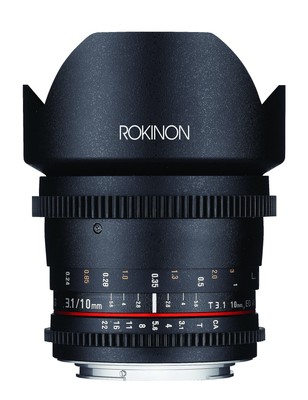 Rokinon 10mm T3.1 Cine Super Wide Angle Lens [Multiple Mount Options]