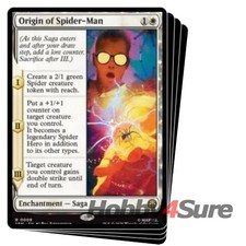 Origin Of Spider-man X4 M/NM Magic: The Gathering MTG Marvel's Spider-man
