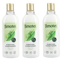 3 x Timotei Pure Purifying Conditioner Green Tea Extract 300ml 11.10 per litre
