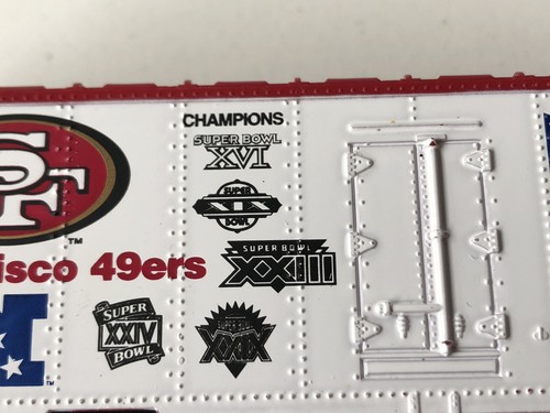 Mantua HO Mechincal Reefer NFL San Francisco 49ers Super Bowl Express - Picture 7 of 8