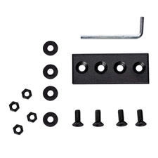 Black Sliding Barn Door Hardware Track Connector