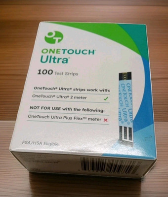 100 ONE TOUCH ULTRA TEST STRIPS exp.2/2027--