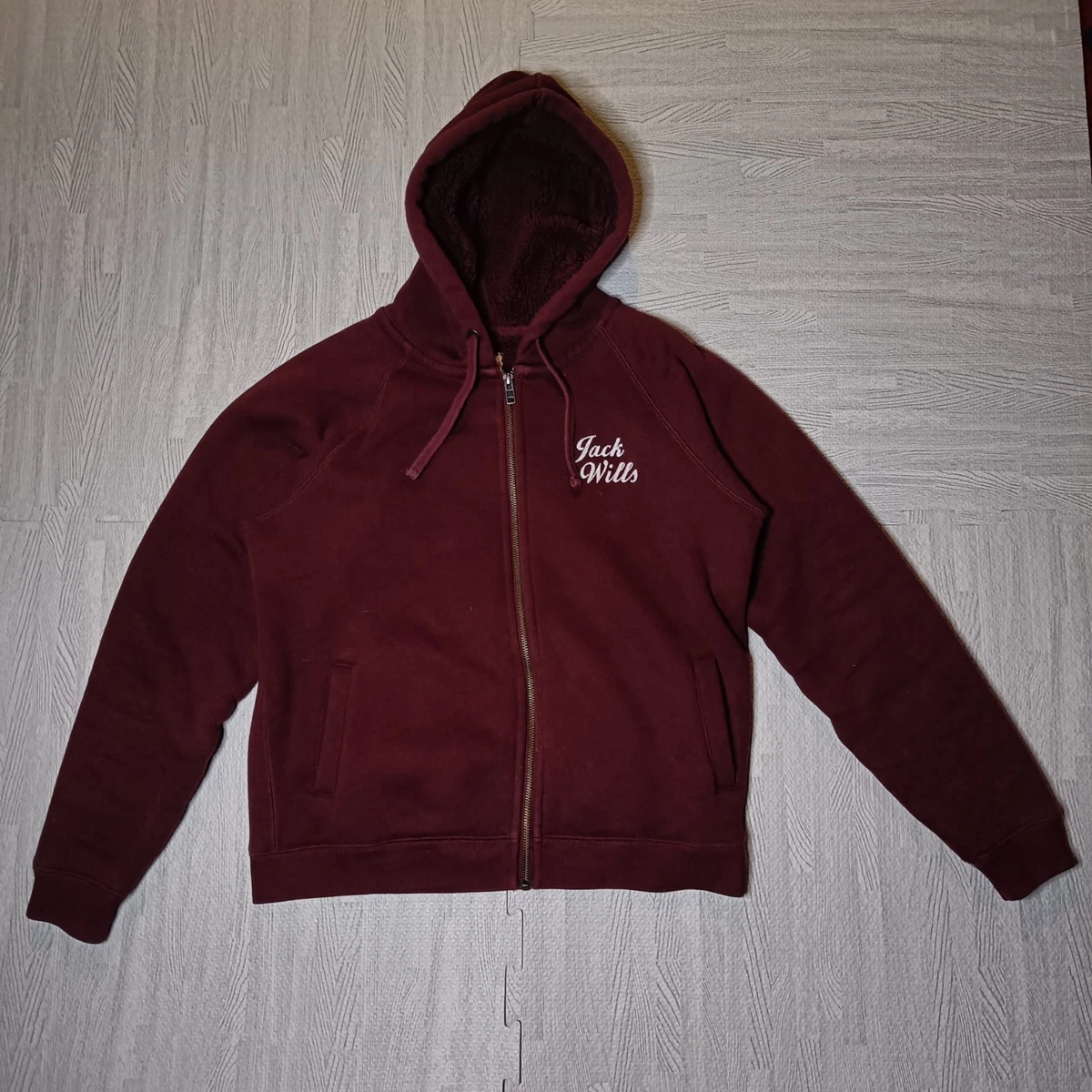 Sweat Gris Jack Wills Femme Taille 14 - Pull Col Rond Manches Longues