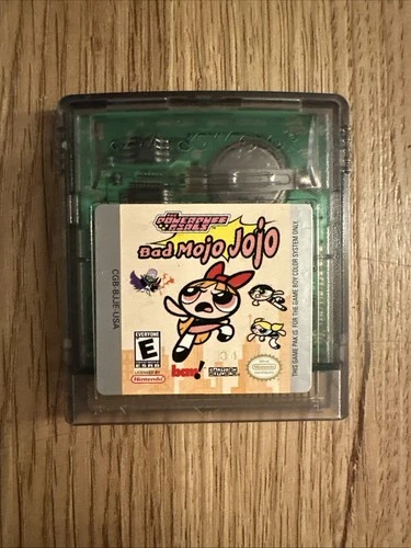 Powerpuff Girls: Bad Mojo Jojo (Nintendo Game Boy Color) Authentic Tested Works