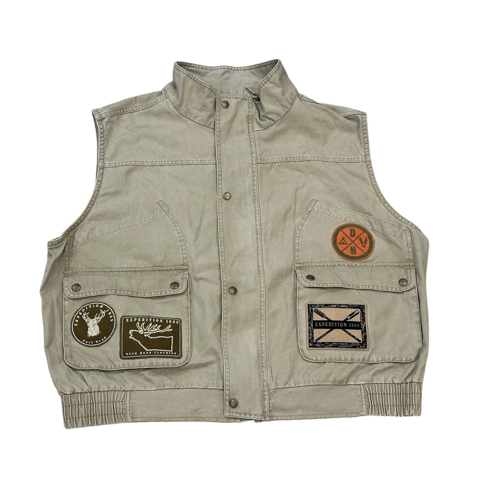Duck Head Expedition 1865 Men's XL Hunting Outdoor Fishing Sleeveless Vest
