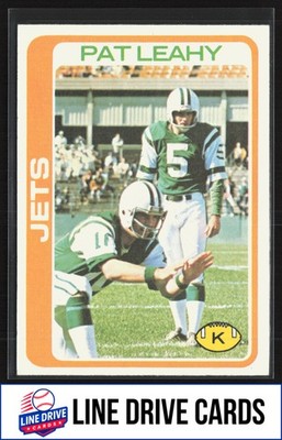 1978 Topps #482 Pat Leahy New York Jets NM
