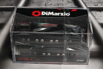 DiMarzio DP249BK Area J Jazz Bass Pickup Set - Black / Nickel Pole Pieces