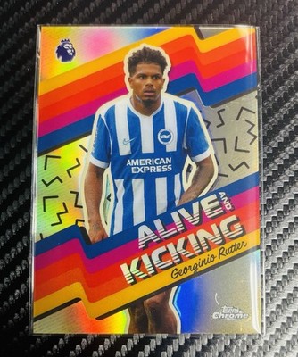 2025-26 Topps Chrome Premier League - Alive and Kicking Georginio Rutter #AK-9