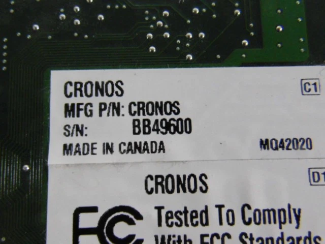Matrox CRONOS Frame Grabber For Standard Analog Monochrome/Color USED - Image 3 of 3