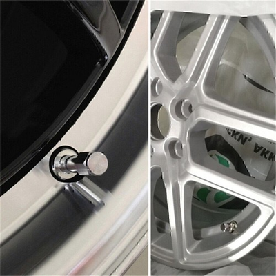 #ad #ad 4Pcs TR48 Bolt On Tire Valve Stem Chrome Metal High Pressure Flush W Stem $7.29