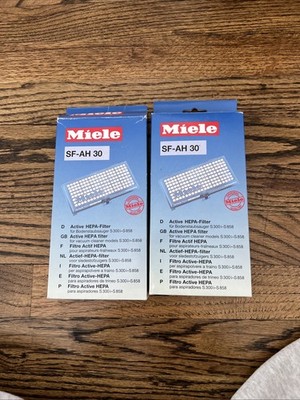 2 Miele SF-AH30 HEPA AirClean Air Clean Filters -Open Box