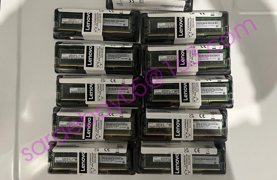 01KR356 4ZC7A08710 Lenovo/IBM 2RX4 64GB DDR4 PC4-2933Y RDIMM SR630 SR650 Memory - Image 4 of 4