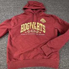 Harry Potter Hogwarts Hoodie Mens Large Wizarding World Pullover Sweatshirt