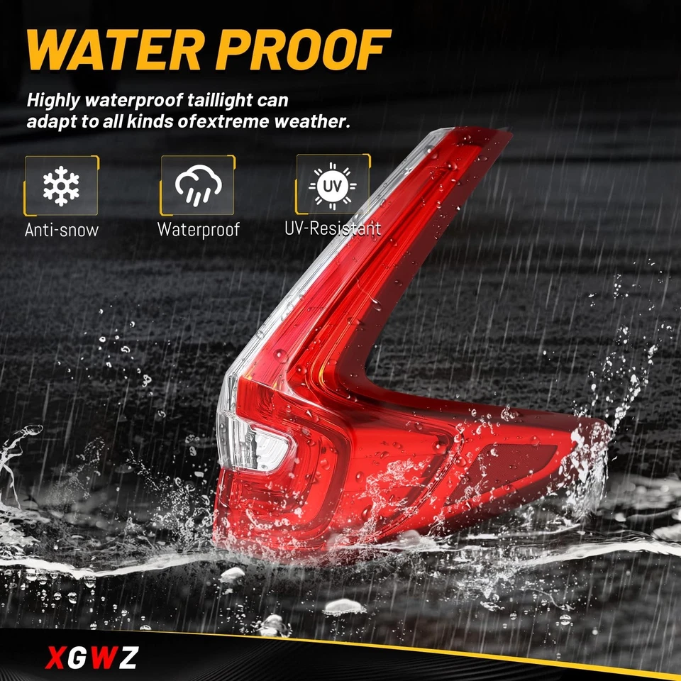 Luz trasera compatible con Honda CRV 2017 2018 2019 reemplazo lateral del pasajero... Foto 4 de 4