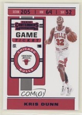 2019-20 Panini Contenders Game Ticket Purple 31/49 Kris Dunn #63 n1u