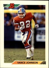 1992 Bowman #375 Vance Johnson - FB