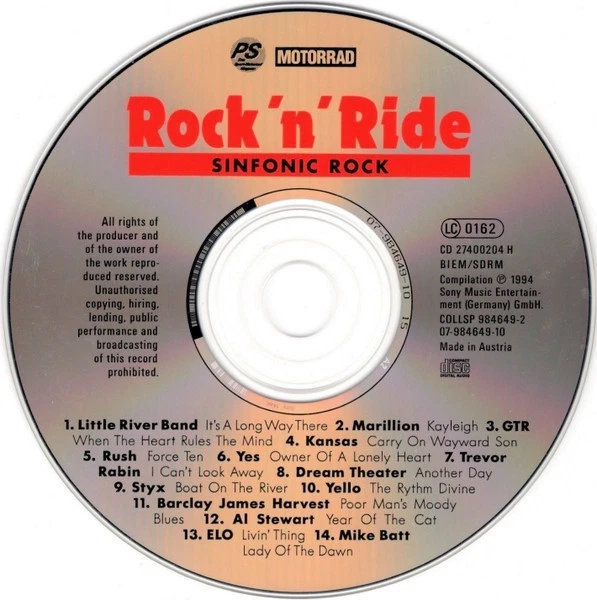 Rock 'n' Ride Volume 13 Sinfonic Rock - PHONO 1994 - 14 Titel - Bild 3 von 3