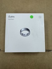 Oura Fitness/Health Ring Gen 4 - SILVER - Size 12