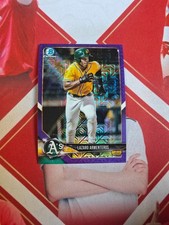 2018 Bowman Chrome Base Purple Mojo Refractor Lazard Armenteros /250