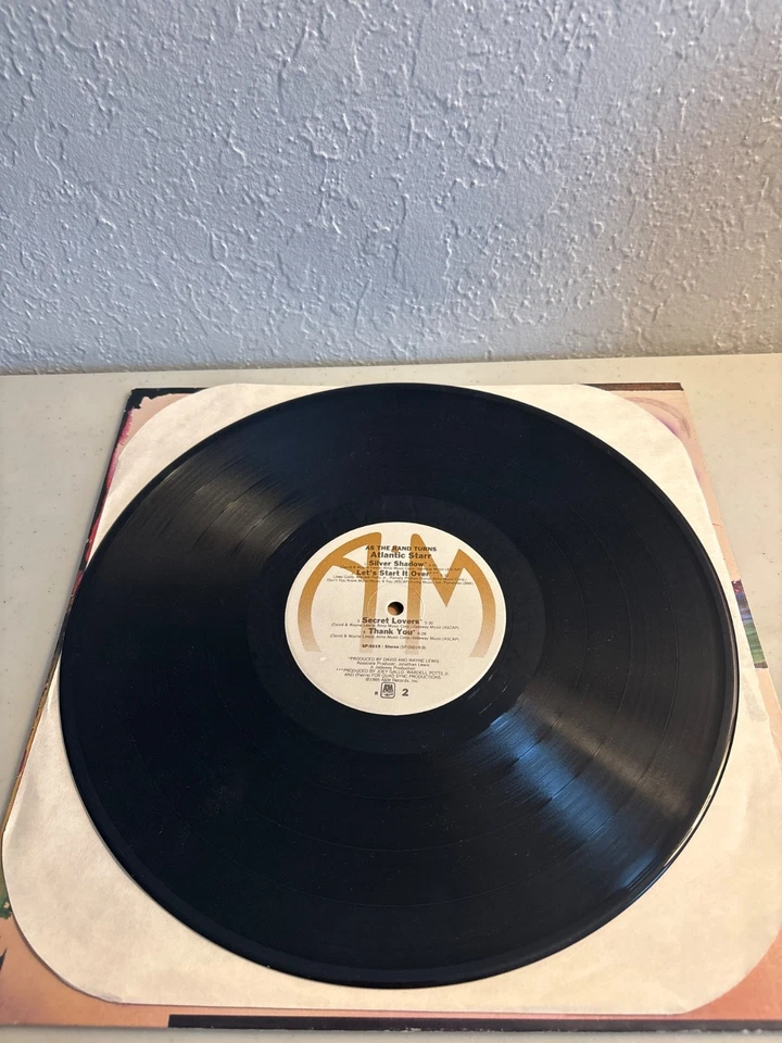ATLANTIC STARR AS THE BAND TURNS VINYL REORD LP 1985 A&M RECORDS SP 5019 VG/VG+ Foto 4 de 4