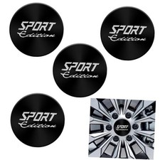4PCS Car Wheel Center Hub Cover, Center Caps for Rims, 56mm Vehicle Hub Black