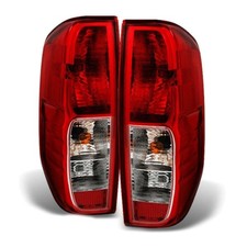 2pcs Tail Light Lr Chrome Red Clear Nissan Frontier 05-19 Suzuki Equator 09-12
