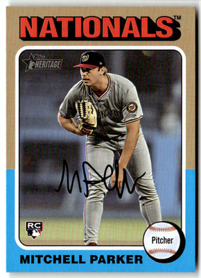 2024 Topps Heritage MLB No. 693 Mitchell James Parker Rookie