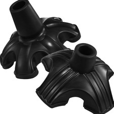 2 Pack Cane Tips for Stability, 3/4 inch Non-Slip Replacement Tip, Self