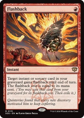 2026 Magic: The Gathering Secrets of Strixhaven - Flashback (#115, R, Near Mint)