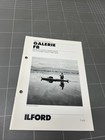 VINTAGE CAMERA BROCHURE OWNERS MANUAL PHOTO PHOTOGRAPHY ILFORD FILM TECH INFO