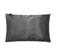 Discover Night 100% Mulberry Silk Pillowcase Standard Queen 22 Momme GUNMETAL